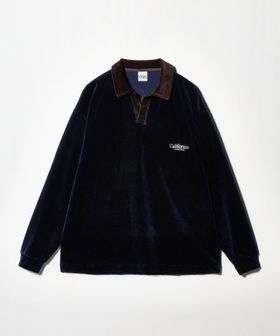 California General Store/＜CGS.＞オーガニックコットン ベロア スキッパー/ポロシャツ