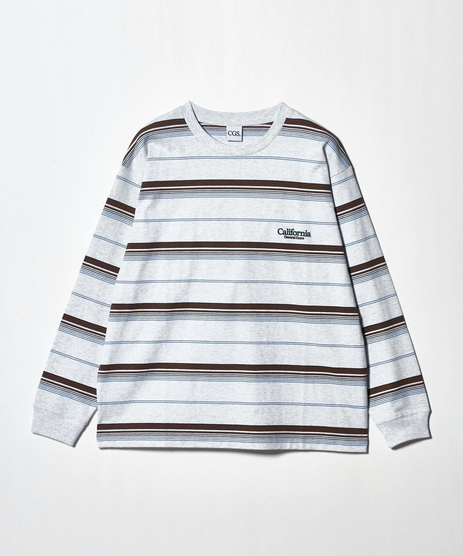 CGS.＞オーガニックコットン ボーダー ロングスリーブ Tシャツ