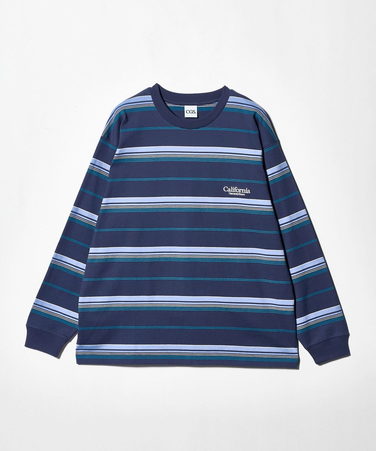 CGS.＞オーガニックコットン ボーダー ロングスリーブ Tシャツ