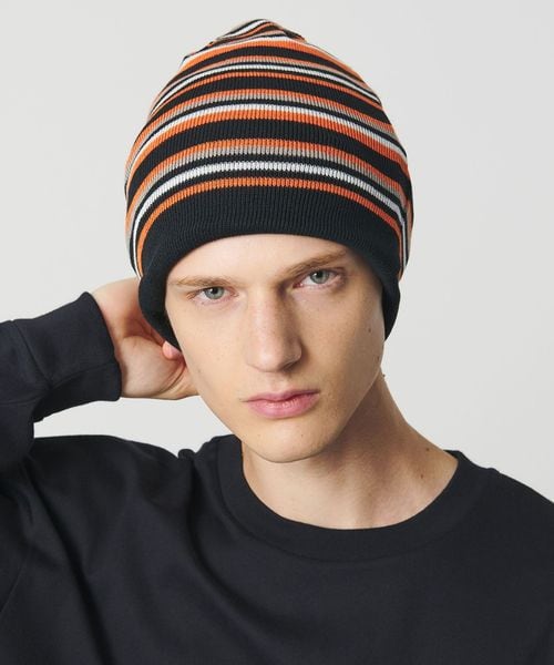California General Store/＜CGS.＞リバーシブル ボーダー ニットキャップ/ニットキャップ
