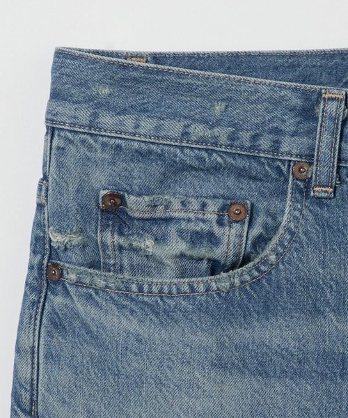 CGS.＞ オーガニックコットン ダメージ デニムパンツ