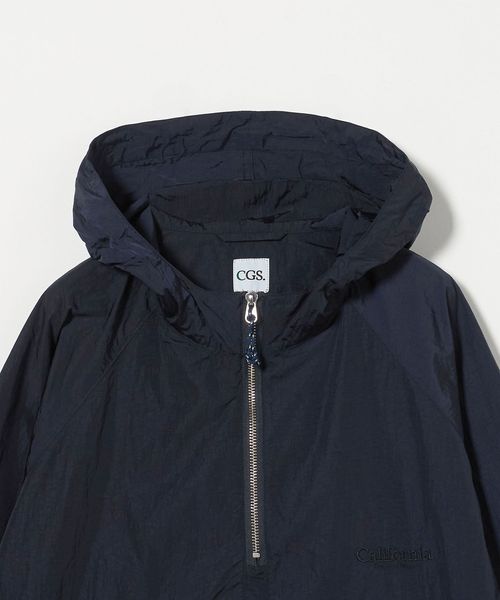 UNITEDARROWS CGSリサイクル ナイロンジャケット ブラック 黒 CGS.> リサイクルナイロン エアリー アノラック ジャケット