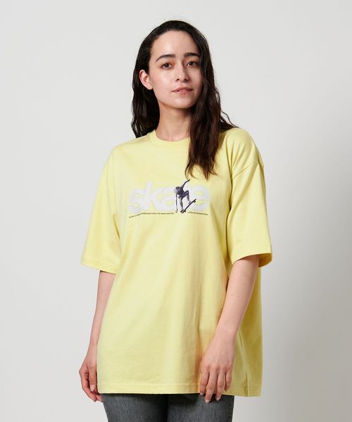 California General Store/＜CGS.＞ オーガニックコットン スケート ロゴ Tシャツ/Tシャツ / カットソー