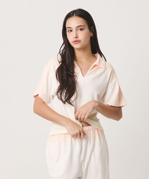 California General Store/＜CGS.＞グラデーション パイル オープンカラー プルオーバー ウィメンズ/Tシャツ / カットソー