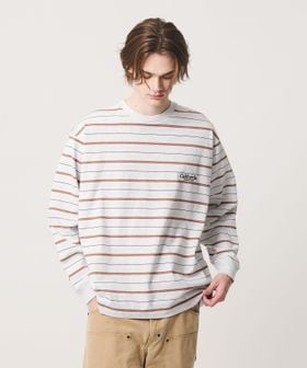 California General Store/＜CGS.＞オーガニック コットン ロングスリーブ ボーダー Tシャツ/Tシャツ / カットソー