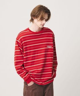 California General Store/＜CGS.＞オーガニック コットン ロングスリーブ ボーダー Tシャツ/Tシャツ / カットソー