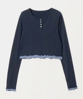California General Store/＜CGS.＞レイヤード ヘンリー ネック ウィメンズ/Tシャツ / カットソー