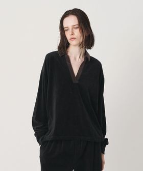 California General Store/＜CGS.＞ベロア スキッパー トップス ウィメンズ/ポロシャツ