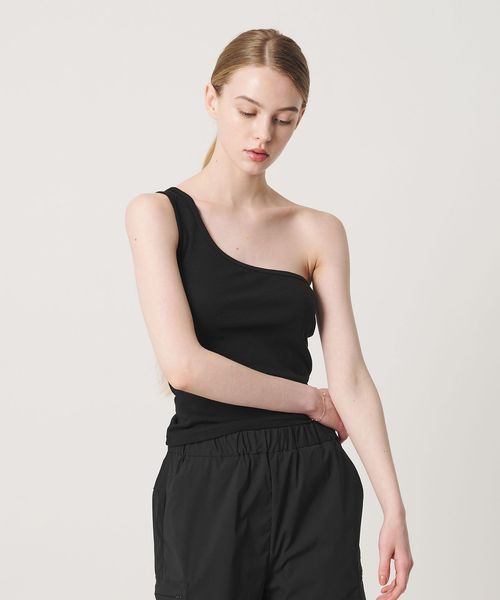 LOS ANGELES APPAREL/＜LOS ANGELES APPAREL＞ワン ショルダー トップス / ウィメンズ/タンクトップ / キャミソール