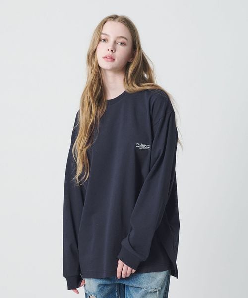 California General Store/＜CGS.＞オーガニック コットン ロングスリーブ ロゴ Tシャツ/Tシャツ / カットソー