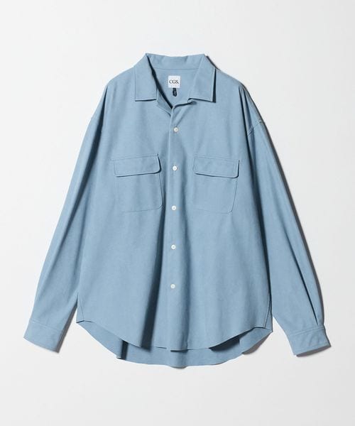 California General Store/＜CGS.＞スウェードライク オープンカラーシャツ/シャツ / ブラウス