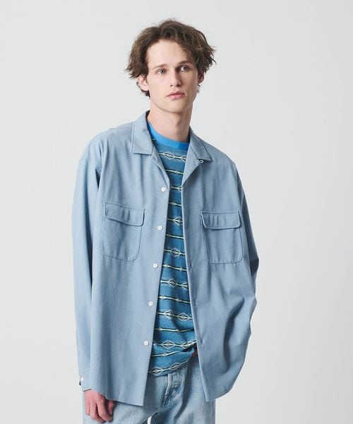 California General Store/＜CGS.＞スエードライク オープンカラーシャツ/シャツ / ブラウス