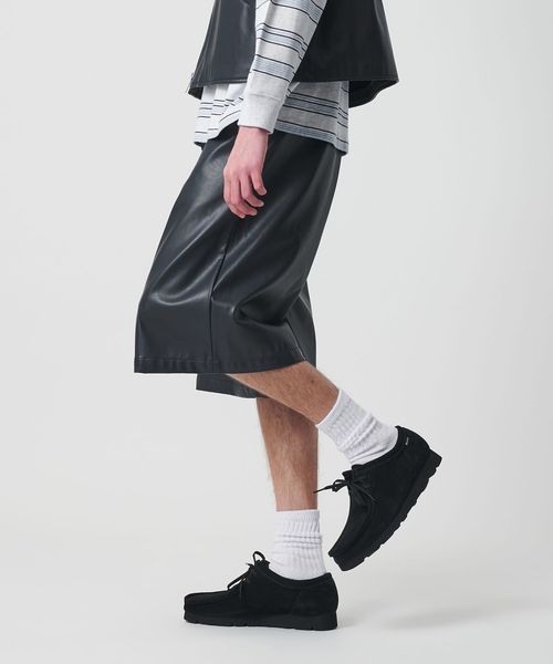 California General Store/＜CGS.＞レザー ライク ワーク ショートパンツ/ショート / ハーフパンツ