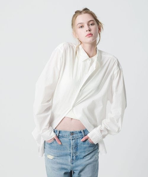 California General Store/＜CGS.＞ナイロン レギュラーカラー シャツ/シャツ / ブラウス