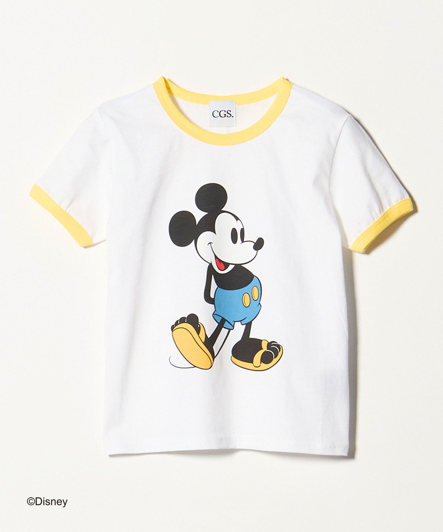 CGS.＞ミッキー プリント リンガー Tシャツ / キッズ