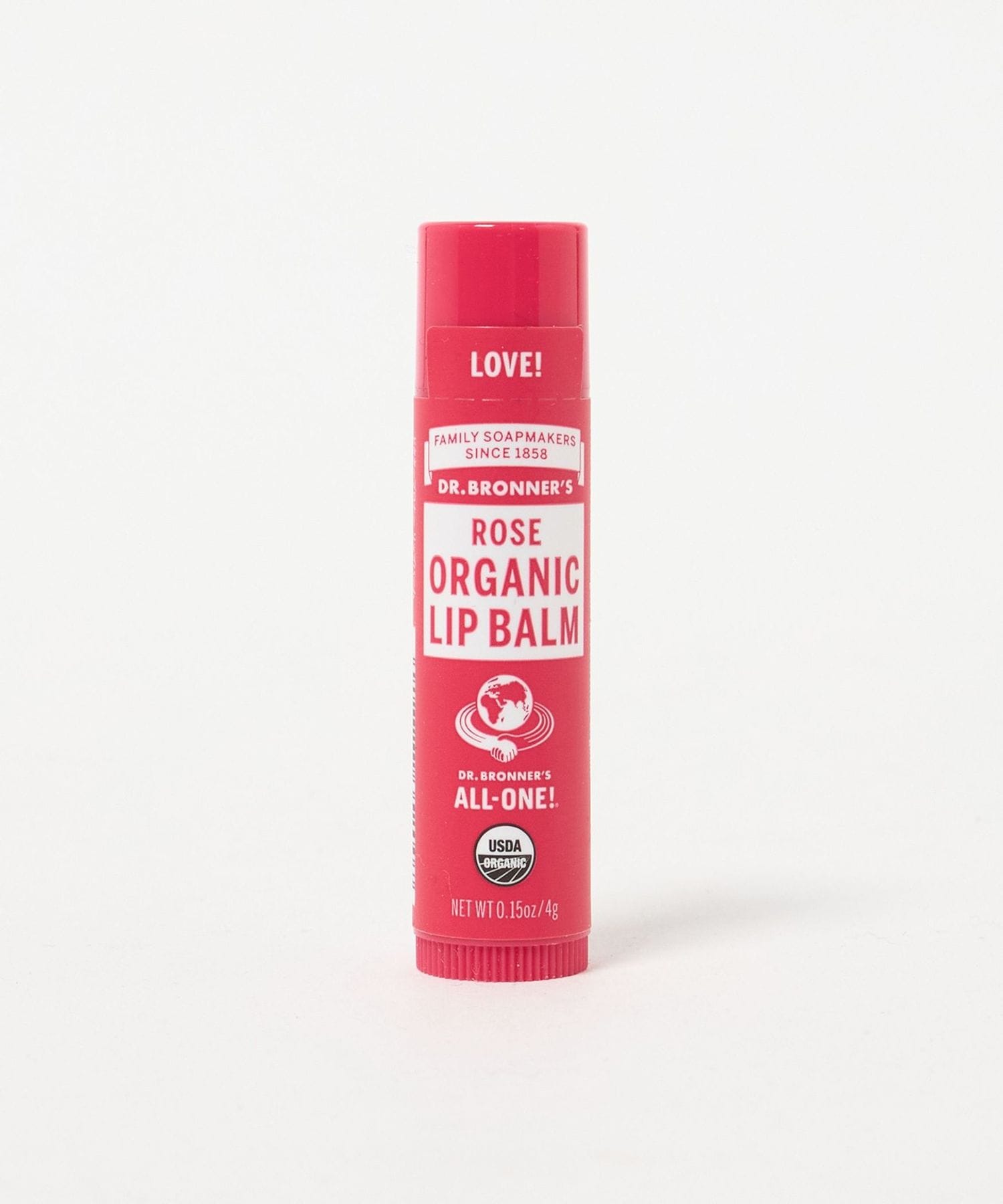 Dr. Bronner’s オーガニック リップ DR.BRONNER'S＞オーガニック リップバーム ローズ