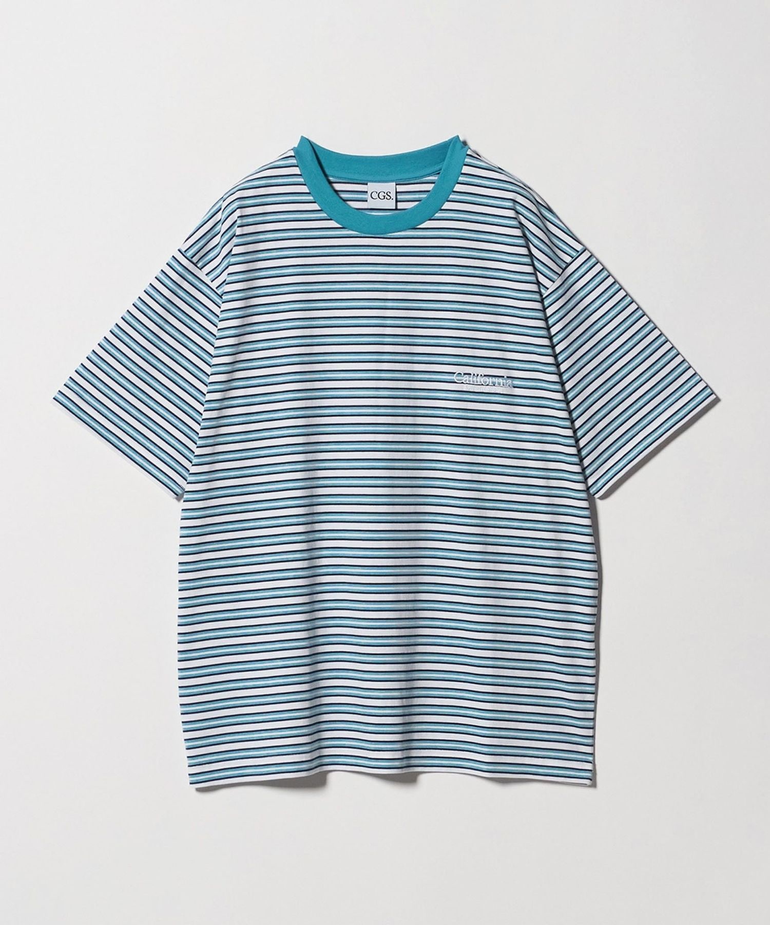 【PINK】<CGS.>オーガニックコットン ボーダー Tシャツ CGS.＞オーガニック コットン ボーダー Tシャツ