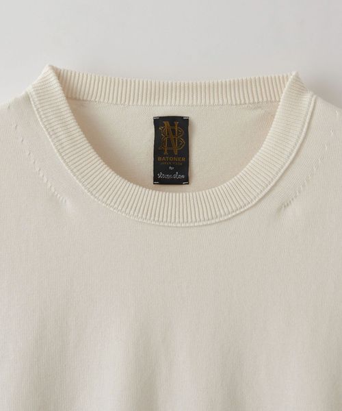 Stevenalan BATONER SI/CTN CREW NECK KNIT