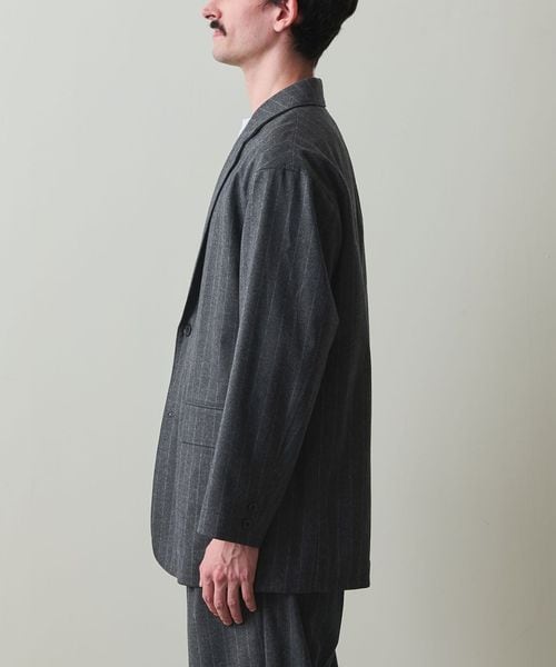 221Village × Steven Alan＞ CHALK STRIPE JACKET/ジャケット