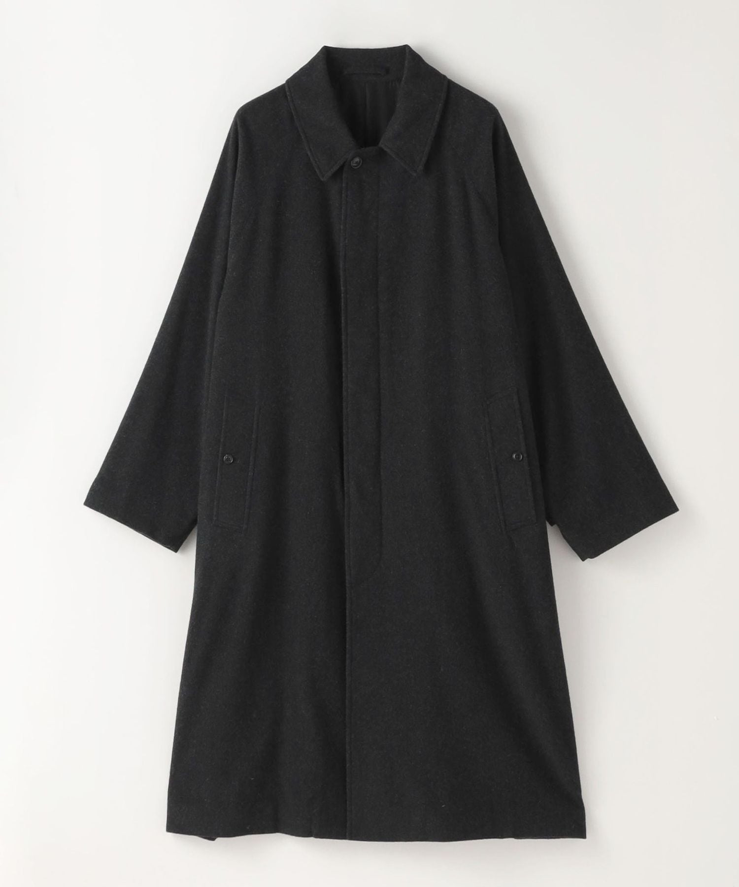 24AW COMOLI カシミヤ バルカラーコート ネイビー　1 COMOLI) カシミヤ バルカラーコート (A03-04016) | COMOLI
