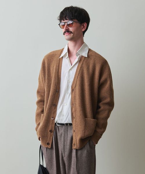 United arrows William Lockie コットンカーディガン ユナイテッドアローズがウィリアム・ロッキーに別注したコットン