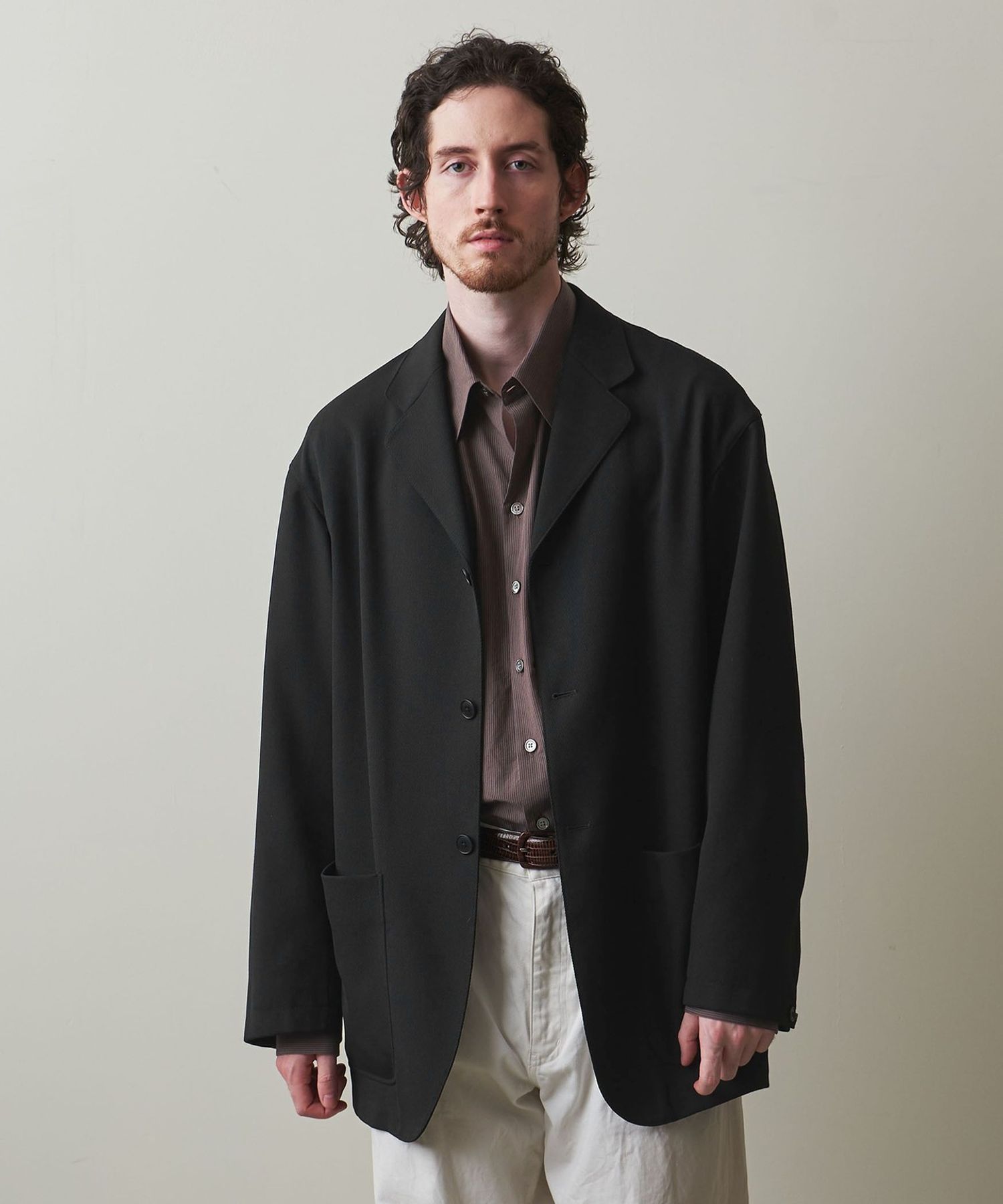 Steven Alan＞ キャバルリ―ツイル シングル 3B ジャケット
