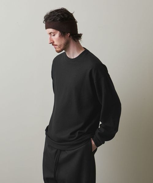 Steven Alan＞ ミルド メリノウール ロングスリーブ Tシャツ