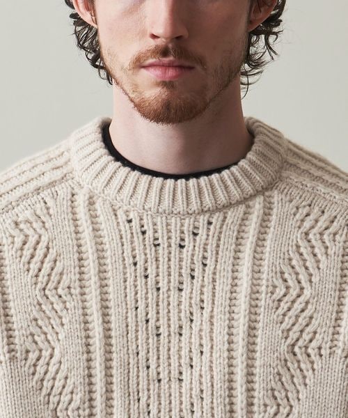 Steven Alan＞ ハミルトンラムズウール サドルショルダー