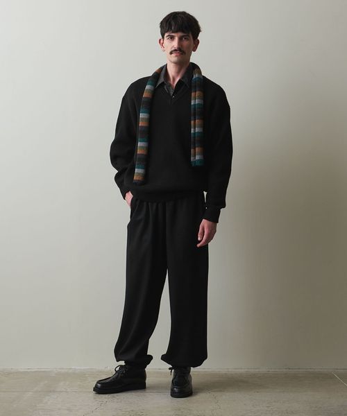 Steven Alan＞ オーストラリアンラムズウール Vネック ニット ―LOOSE
