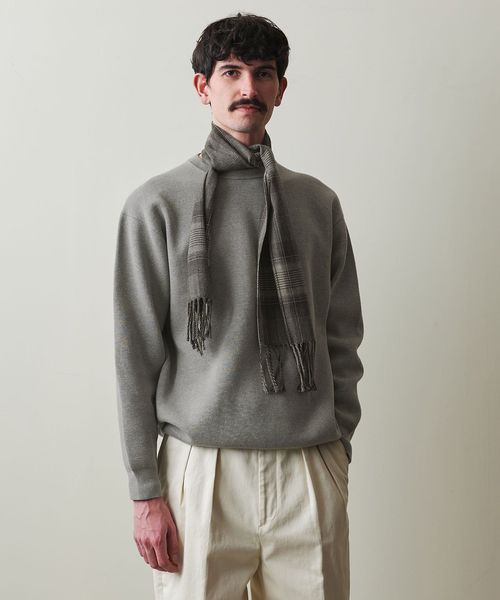 Steven Alan＞ ミラノリブ クルーネック ニット LOOSE
