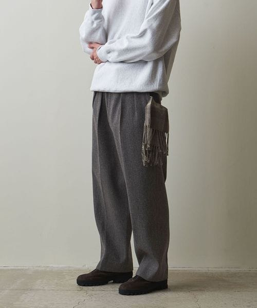 <Steven Alan> インツープリーツ ドレス トラウザーズ　サイズS STEVEN ALAN スラックス 「Steven Alan」 ウエポン ニドム イン