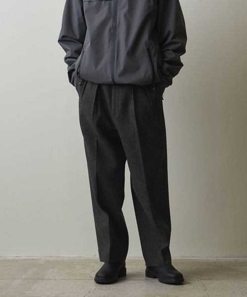 Steven Alan クッキークロス インツープリーツ ドレス トラウザーズ Steven Alan＞ クッキークロス インツープリーツ ドレス