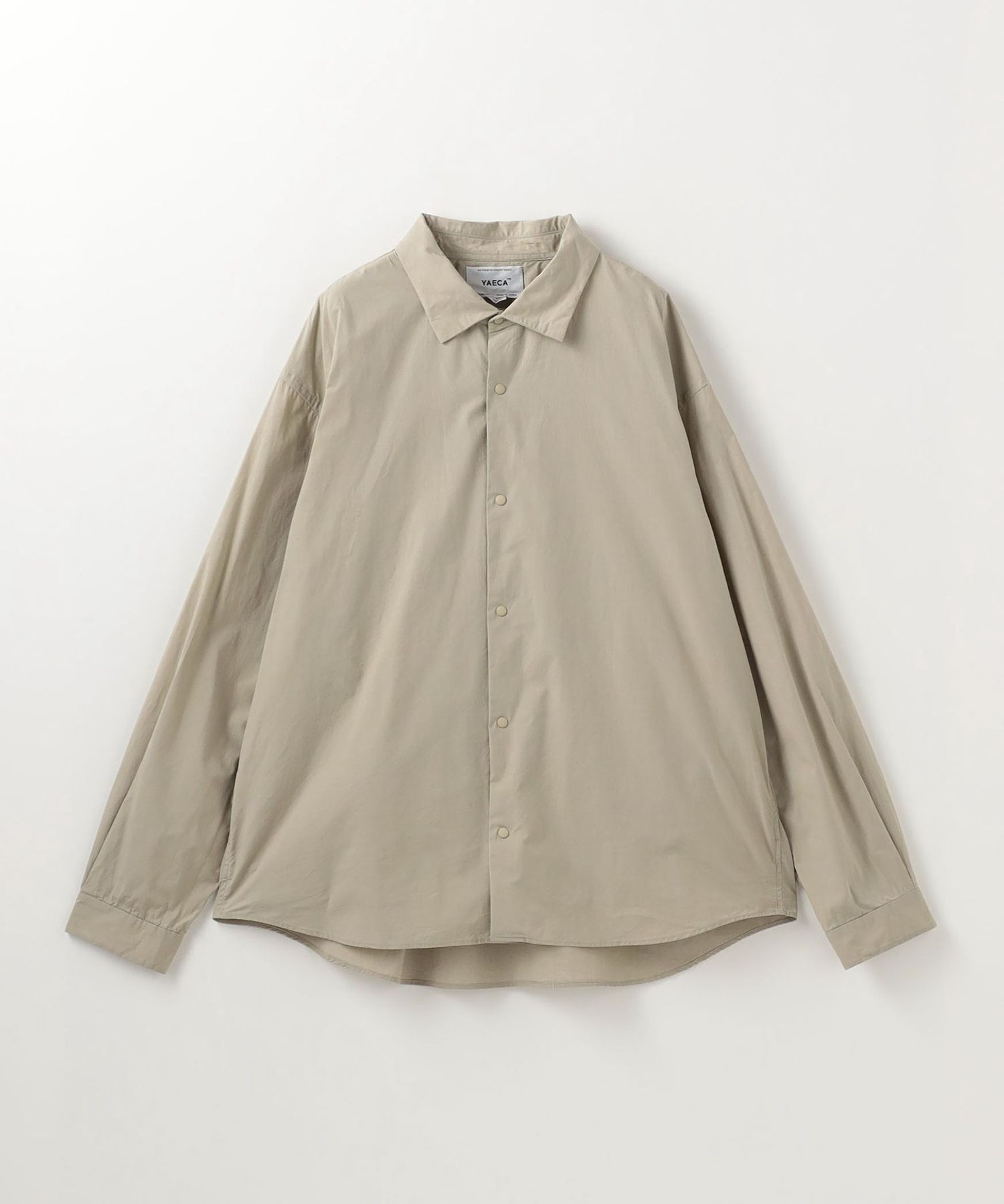 YAECA＞ COMFORT SHIRT EXTRA WIDE OL/シャツ