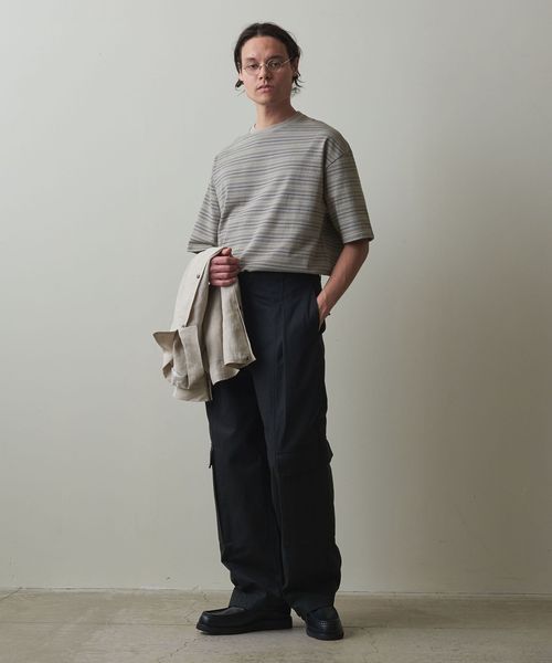 【Steven Alan】21MVS ボーダー ショートスリーブ Tシャツ Steven Alan＞ 21MVS ボーダー ショートスリーブ Tシャツ BOLD