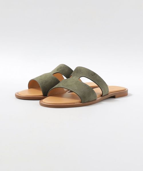 L/UCCA × Steven Alan ルッカ 41 カーキ スエード L/UCCA × Steven Alan＞ SD SANDALS/サンダル
