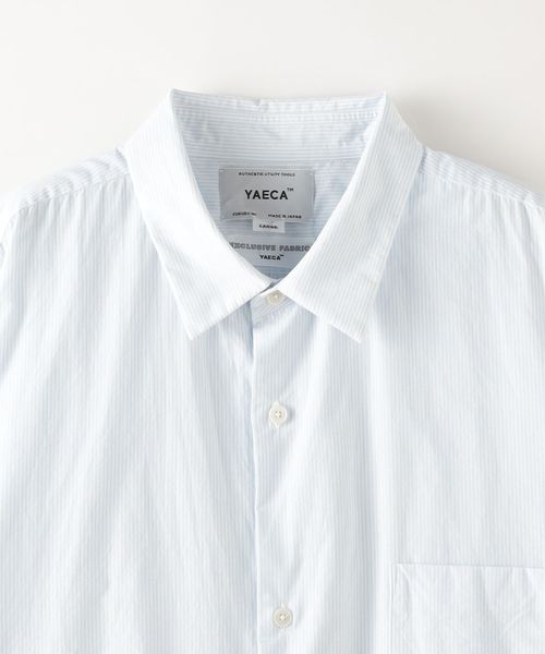 YAECA＞ BUTTON SHIRT WIDE S―ST/シャツ