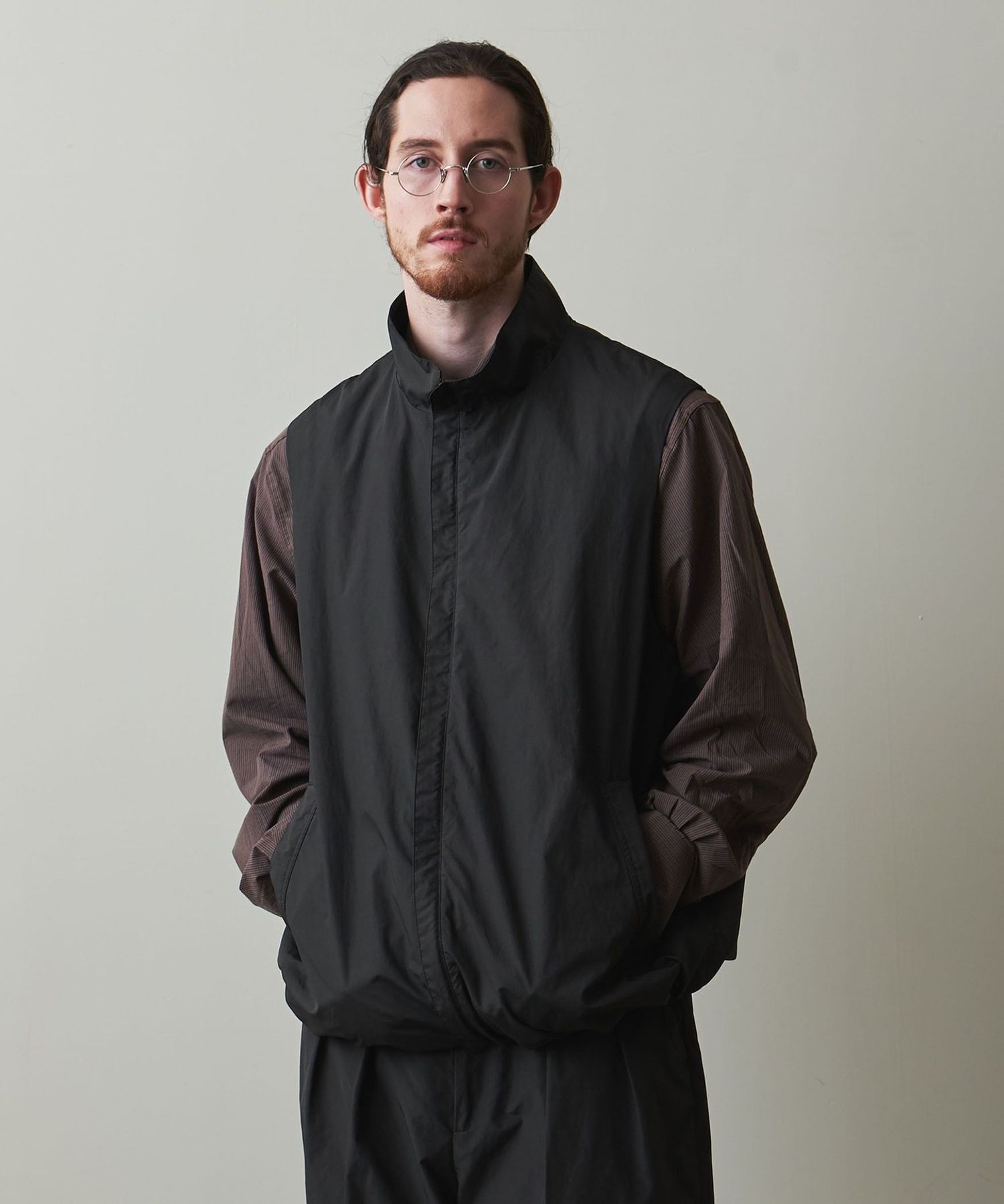 Steven Alan＞ ベリーマエックス スタンドカラー ジップアップ ベスト