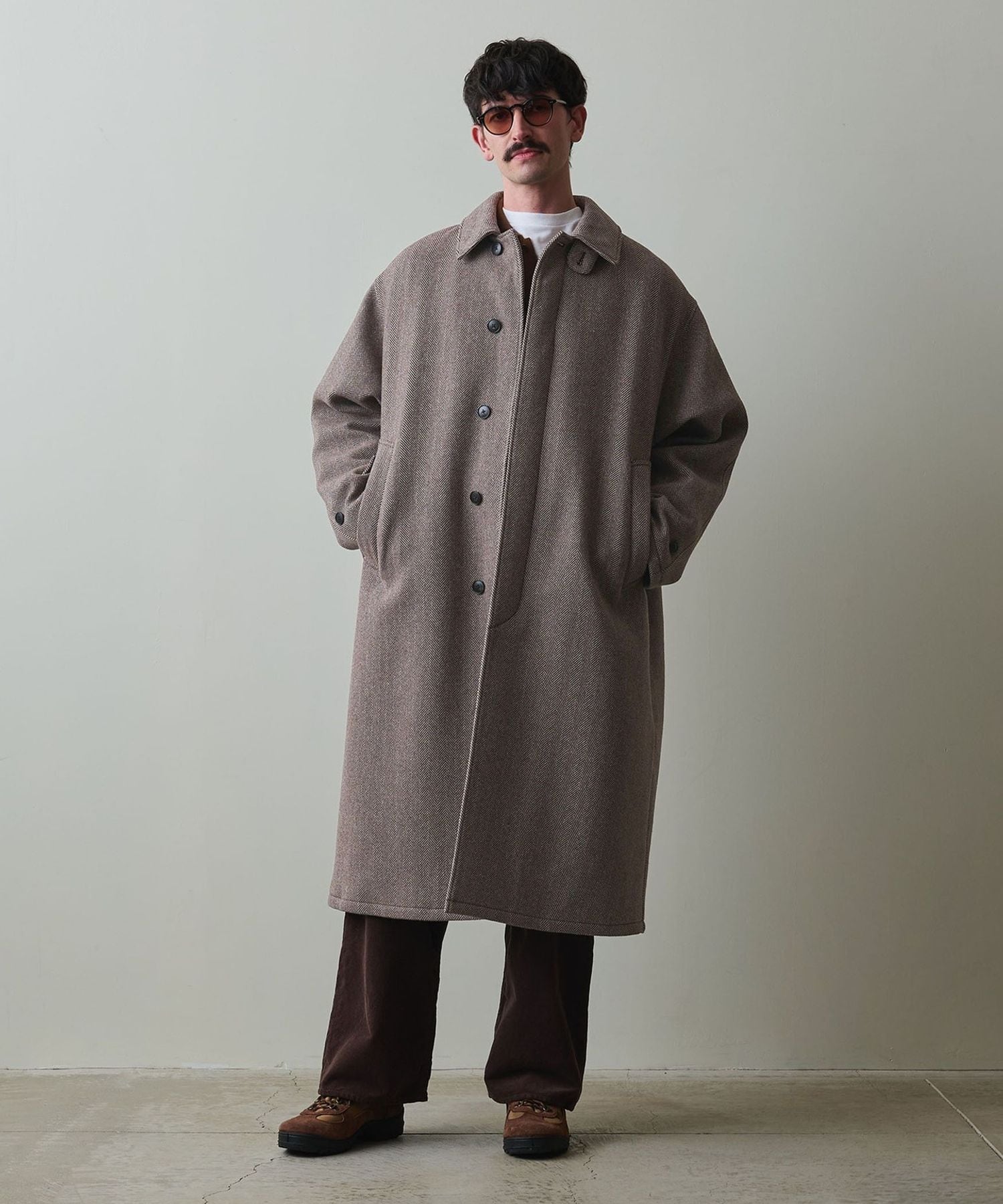 Steven Alan OIL/OX BLTED ちいさかっ BAL COAT カーキ