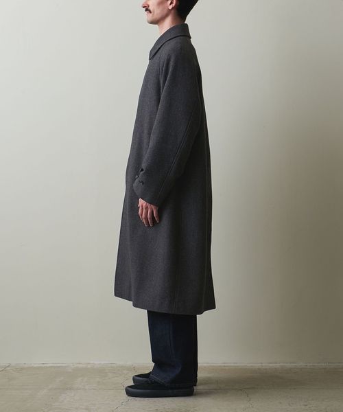 Steven Alanウールバックサテンバルマカーンコート 定価¥82,500 Steven Alan（スティーブンアラン）の「＜Steven Alan＞ ウール