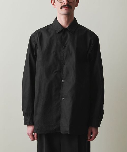 Steven Alan＞ パラフィン ウェザークロス シャツ