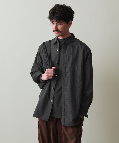 Steven Alan SOKTAS チェック レギュラーカラー シャツ ルーズ Steven Alan（スティーブンアラン）の「＜Steven Alan＞ SOKTAS