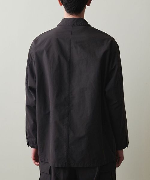 【美品】スティーブンアラン　リネン　スタンドカラー　ワークジャケット XL Steven Alan＞ ベリーマエックス ワーク ジャケット