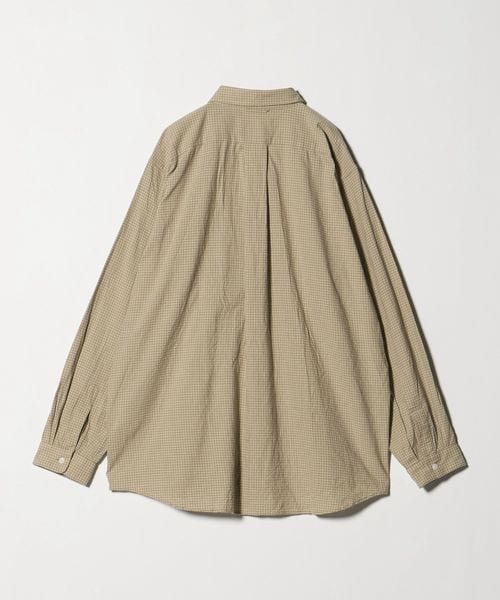 YAECA PARK＞ CHECK BUTTON SHIRT/シャツ