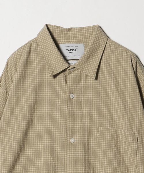 【本日限定価格】YAECA PARK／ボタンシャツ YAECA（ヤエカ）BUTTON SHIRT WIDE / SAX 公式通販 | Parkside