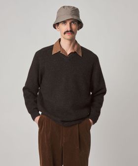 steven alan/＜Steven Alan＞ アルパカ サドルショルダー Ｖネック ニット NARROW/ニット / セーター