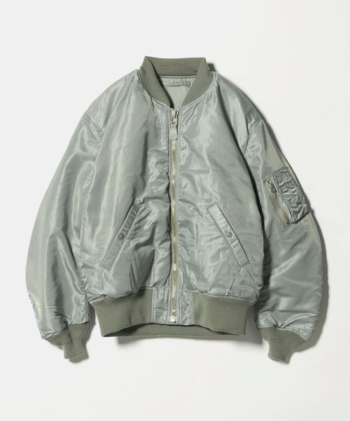 steven alan/＜AVIREX7522＞ MA―1 GR/アウター/ミリタリージャケット