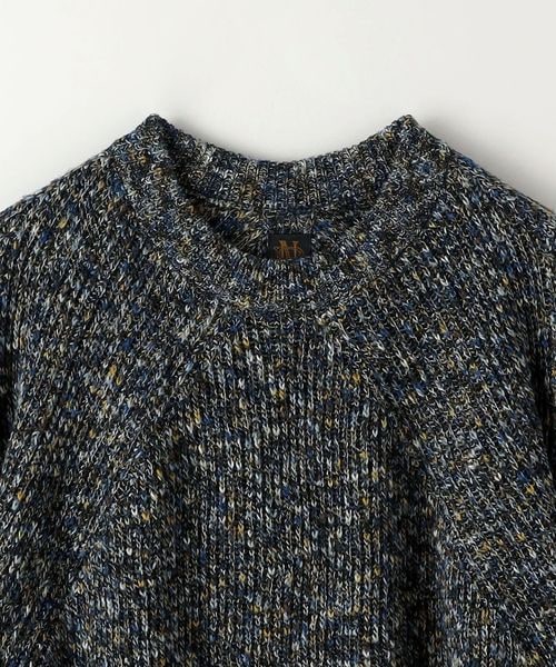 トップス BATONER Steven Alan Signature Crew Neck BATONER × Steven Alan＞ KASURI SIGNATURE CREW NECK KNIT/ニット