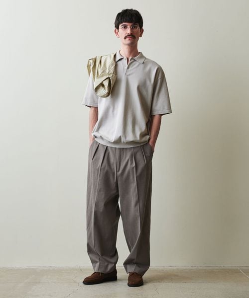 60ハイツイスト ショートスリーブ ニット ポロシャツ ―LOOSE Steven Alan（スティーブンアラン）の「＜Steven Alan＞ 60ハイ