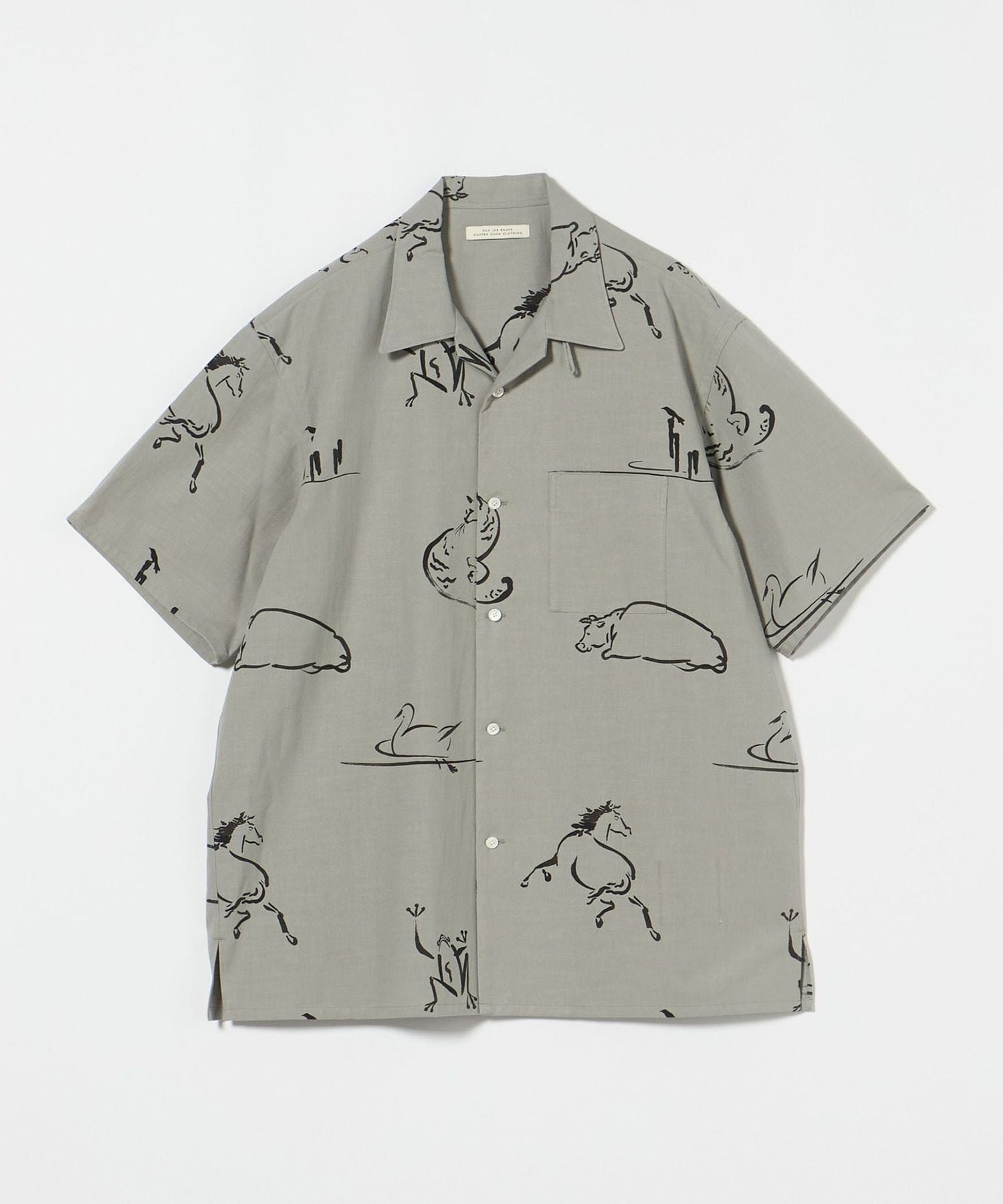 【美品】OLD JOE RIBBED OPEN FRONT アンダーシャツ 40 241OJ-SH06)OLD JOE(オールドジョー)ORIGINAL PRINTED OPEN