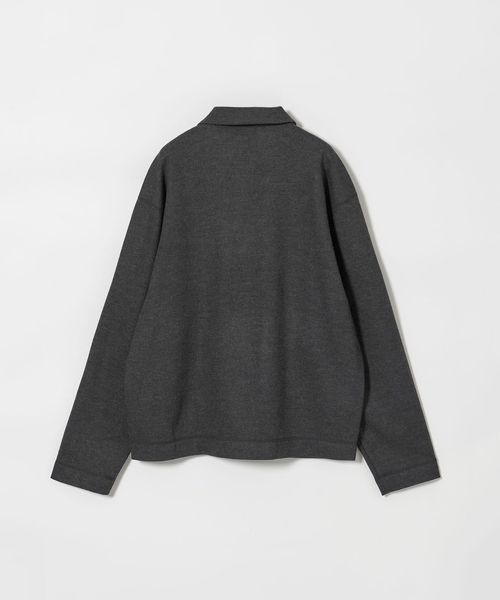Steven Alan ウール ジャケット ネイビーグレー M ビッグシルエット Steven Alan ウール ジャケット ネイビーグレー M ビッグシルエット